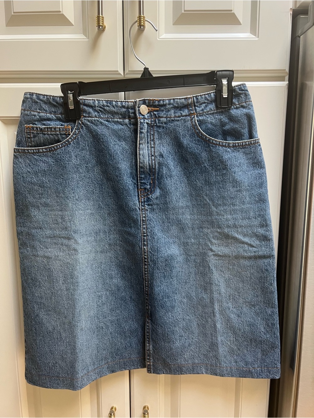 Cotton Ginny Classic Blue Denim Skirt